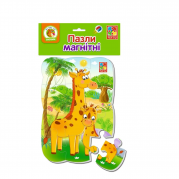 Пазли на магніті А5 Жирафики